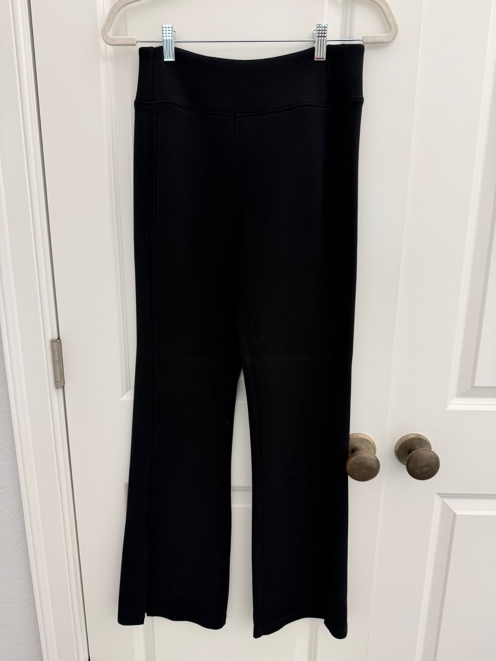 SPANX Black Boot-Cut Flare Pants